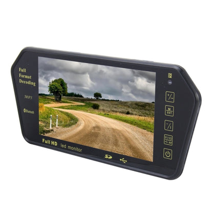 7 นิ้ว 480*234 มุมมองด้านหลังสี TFT-LCD Car Monitor พร้อม Bluetooth MP5 Player, รองรับฟังก์ชั่นหน้าจออัตโนมัติแบบย้อนกลับ, 7 inch 480*234