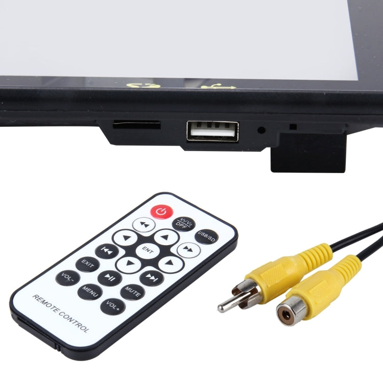 7 นิ้ว 480*234 มุมมองด้านหลังสี TFT-LCD Car Monitor พร้อม Bluetooth MP5 Player, รองรับฟังก์ชั่นหน้าจออัตโนมัติแบบย้อนกลับ, 7 inch 480*234