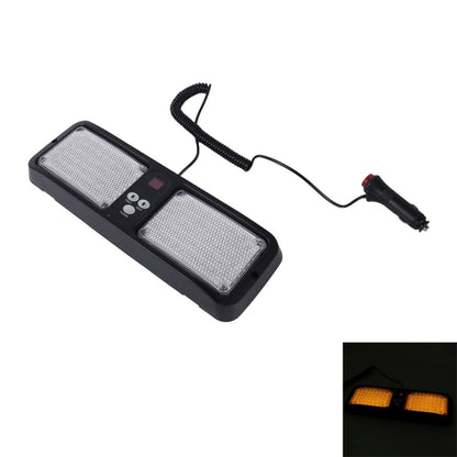 คุณภาพสูง DC 12 V, 9 W LED รถกันน้ำ Sun Shade สีเหลืองไฟเตือนไฟ Strobe ไฟฉุกเฉินไฟกระพริบ 12 รูปแบบแฟลช, Yellow