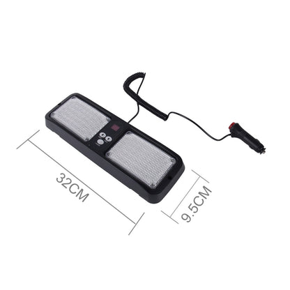 คุณภาพสูง DC 12 V, 9 W LED รถกันน้ำ Sun Shade สีเหลืองไฟเตือนไฟ Strobe ไฟฉุกเฉินไฟกระพริบ 12 รูปแบบแฟลช, Yellow