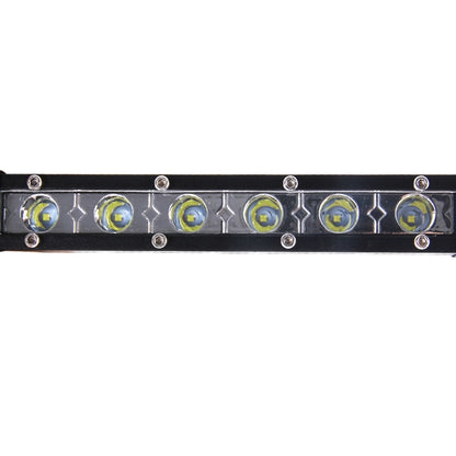 DC 10-30V 18W 2300LM 6500K รถยนต์กันน้ำรถเรือ Marine ไฟทำงานภายนอกไฟฉุกเฉิน 30 องศาปรับ Spot Light LED หลอดไฟรถยนต์พร้อมไฟ LED CREE เข้มข้น 6 ดวง, Spot Light+18W