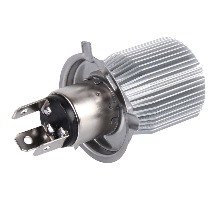 H4 12W 800lm 6000K COB LEDs ไฟหน้ารถจักรยานยนต์, DC 6-80V, 12W 800LM