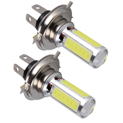 2 ชิ้น H4 20W 1250LM 6000K 5 ซัง LEDs ไฟตัดหมอกรถยนต์, DC 12V, H4 (White Light)