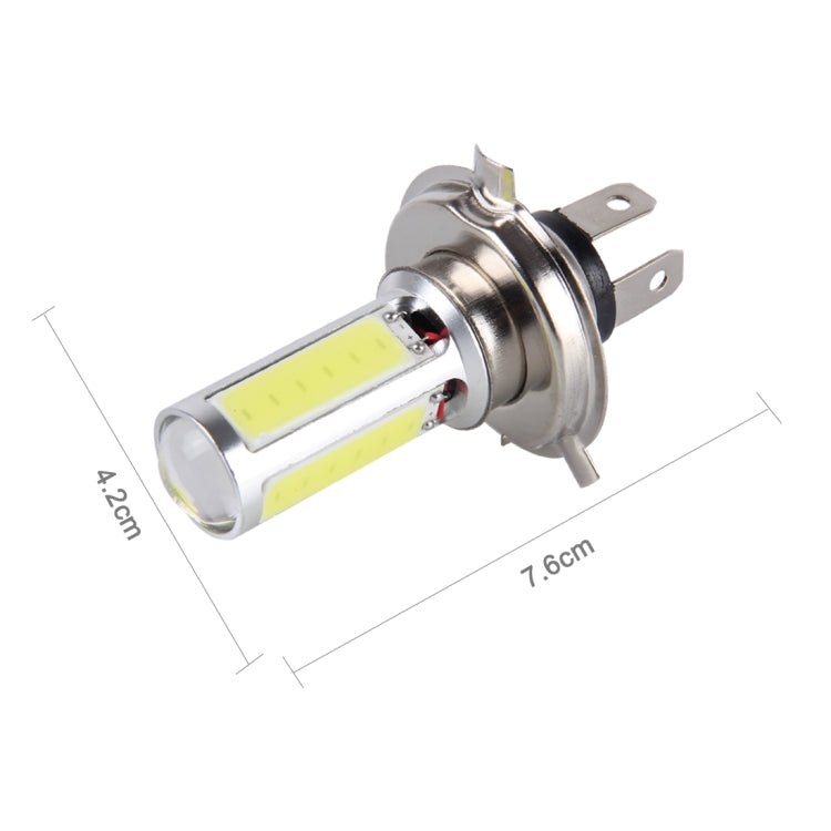 2 ชิ้น H4 20W 1250LM 6000K 5 ซัง LEDs ไฟตัดหมอกรถยนต์, DC 12V, H4 (White Light)