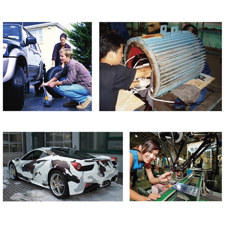 กระจกตรวจสอบตัวถังรถยนต์แบบพับเก็บได้พร้อมไฟ LED ขนาด 5 มม. 3 ชิ้น, เส้นผ่านศูนย์กลางกระจก: 82 มม., ความยาวขยายสูงสุด: 760 มม., Diameter: 82mm, Max Expanding Length: 760mm