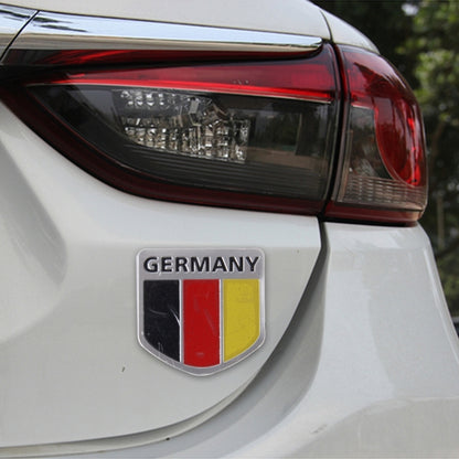 สติ๊กเกอร์ติดรถโลหะสไตล์ธงชาติเยอรมนี, Germany Flag 1, Germany Flag