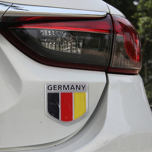 สติ๊กเกอร์ติดรถโลหะสไตล์ธงชาติเยอรมนี, Germany Flag 1, Germany Flag