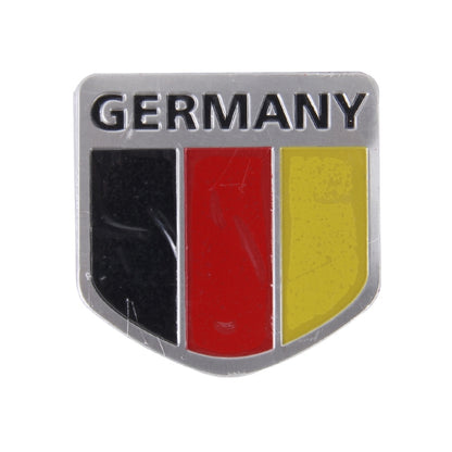สติ๊กเกอร์ติดรถโลหะสไตล์ธงชาติเยอรมนี, Germany Flag 1, Germany Flag