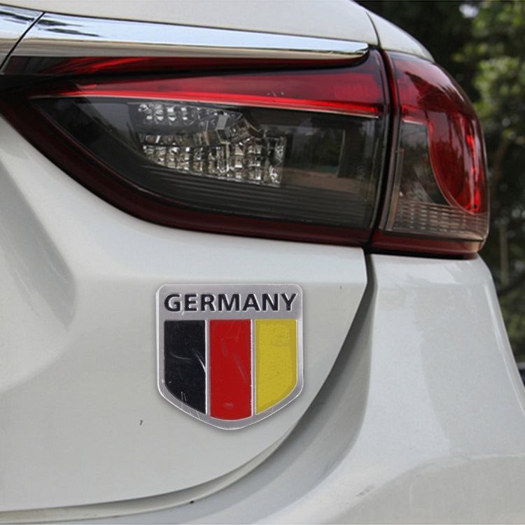 สติ๊กเกอร์ติดรถโลหะสไตล์ธงชาติเยอรมนี, Germany Flag 1, Germany Flag