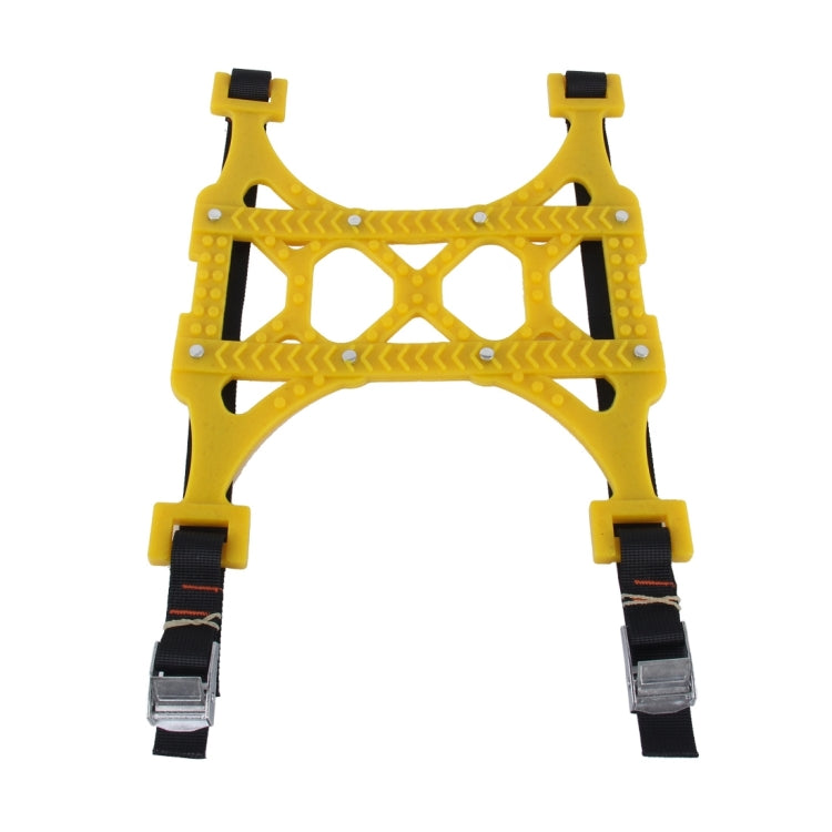 6 ชิ้นรถยางหิมะโซ่ป้องกันการลื่นไถลโซ่สีเหลืองสำหรับรถครอบครัว, Anti-skid Chains 5