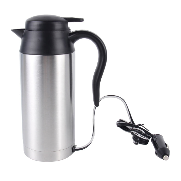 HJ-18A แก้วไฟฟ้าสแตนเลส 750ml DC 12V กาต้มน้ำไฟฟ้ารถยนต์แก้วอุ่นถ้วยกาแฟรถยนต์พร้อมที่ชาร์จไฟแช็กถ้วยทำความร้อนกาต้มน้ำฉนวนเครื่องทำน้ำอุ่นแก้ว, HJ-18A