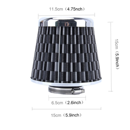 เครื่องกรองอากาศแบบหัวเห็ดสากลขนาด 6.5 ซม. สำหรับรถยนต์, 6.5cm