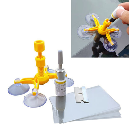 Professional ซ่อมกระจกเครื่องมือ Paintless Dent Removal รถชุดซ่อมกระจกหน้าต่างชิป Crack กระจกรถยนต์, Windscreen Repair Tool, Windscreen Repair Tool (White)