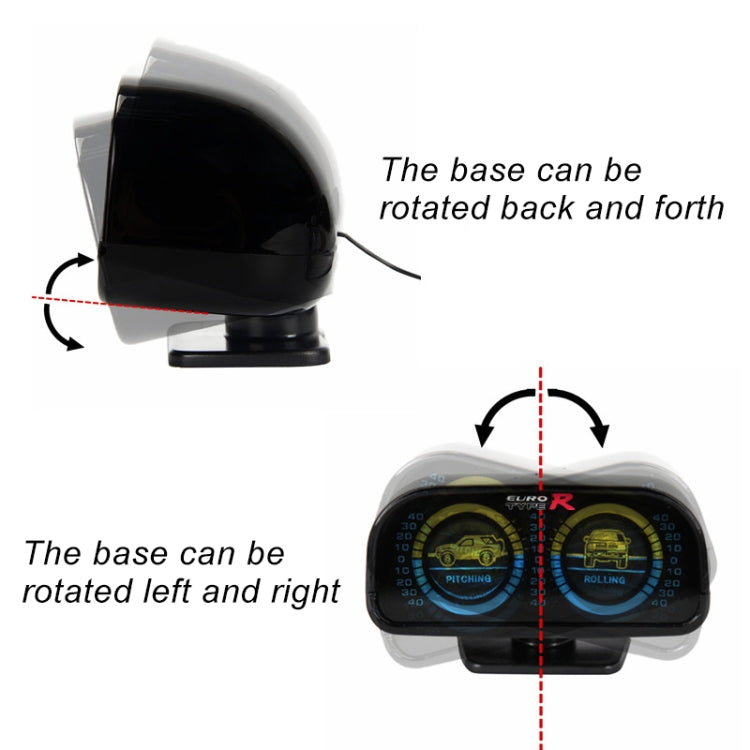 TR-9601 เครื่องวัดความลาดชันแบบปรับได้ Slopemeter Finder เครื่องมือ รถ เครื่องวัด Inclinometer, Car Inclinometer Gauge