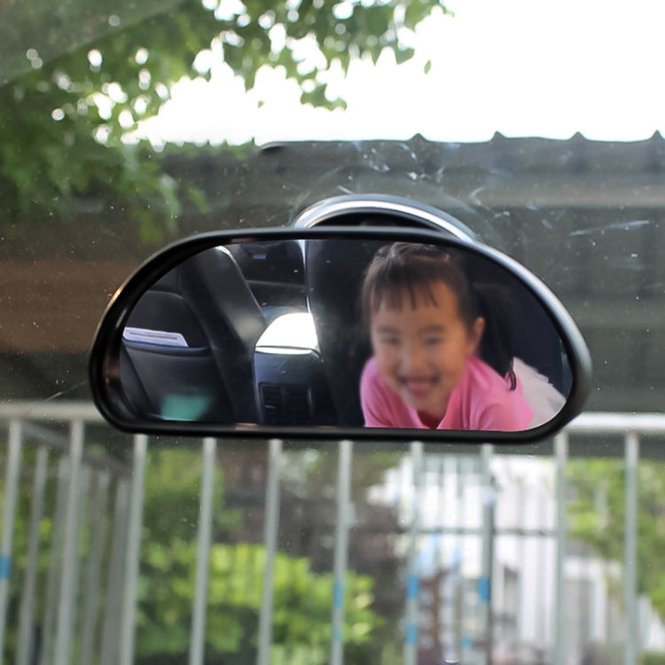 รถยนต์อัตโนมัติ 360 องศาปรับถ้วยดูดกระจกมองหลังเด็กกระจกนูน, Suction Cup Rear View Mirror