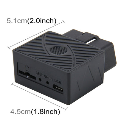 อุปกรณ์ระบุตำแหน่งยานพาหนะ GPS OBD (GPS + 2G GSM + SMS / GPRS) ระบบ Quad-band รองรับรั้วอิเล็กทรอนิกส์และการสอบถามสถานที่ผ่าน SMS, OBD GPS