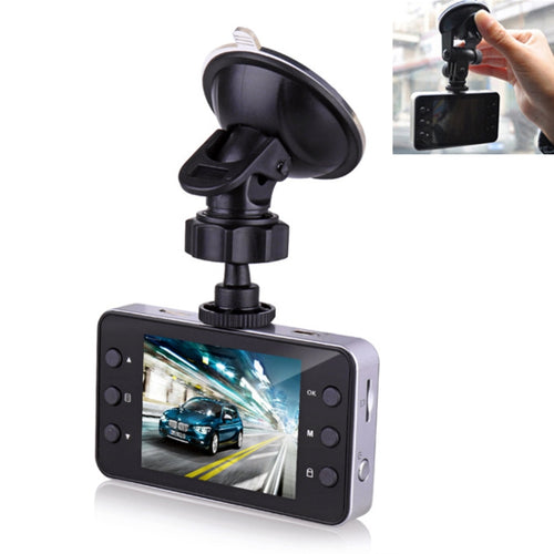 K6000 2.3 นิ้ว 90 องศามุมกว้าง Full HD 720P วิดีโอรถ DVR, รองรับการ์ด TF (สูงสุด 32GB) / การตรวจจับการเคลื่อนไหวพร้อมไฟเติม Night Vision 2 ดวง, K6000