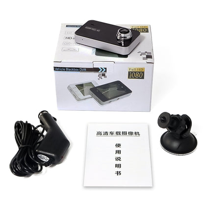 K6000 2.3 นิ้ว 90 องศามุมกว้าง Full HD 720P วิดีโอรถ DVR, รองรับการ์ด TF (สูงสุด 32GB) / การตรวจจับการเคลื่อนไหวพร้อมไฟเติม Night Vision 2 ดวง, K6000
