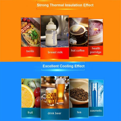 รถยนต์แบบพกพามินิคูลเลอร์และเครื่องอุ่นตู้เย็น 4 ลิตรสำหรับรถยนต์และบ้านแรงดันไฟฟ้า: DC 12V / AC 220V, Mini 4L White, Mini 4L Pink