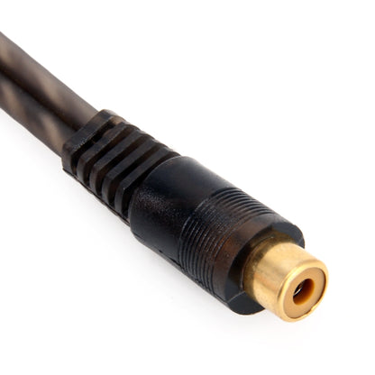 รถ AV Audio Video 1 หญิง 2 ชายทองแดงสายต่อสายไฟ, ความยาวสาย: 26 ซม, 1 Female to 2 Male (Copper)
