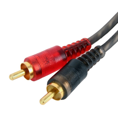 รถ AV Audio Video 1 หญิง 2 ชายทองแดงสายต่อสายไฟ, ความยาวสาย: 26 ซม, 1 Female to 2 Male (Copper)
