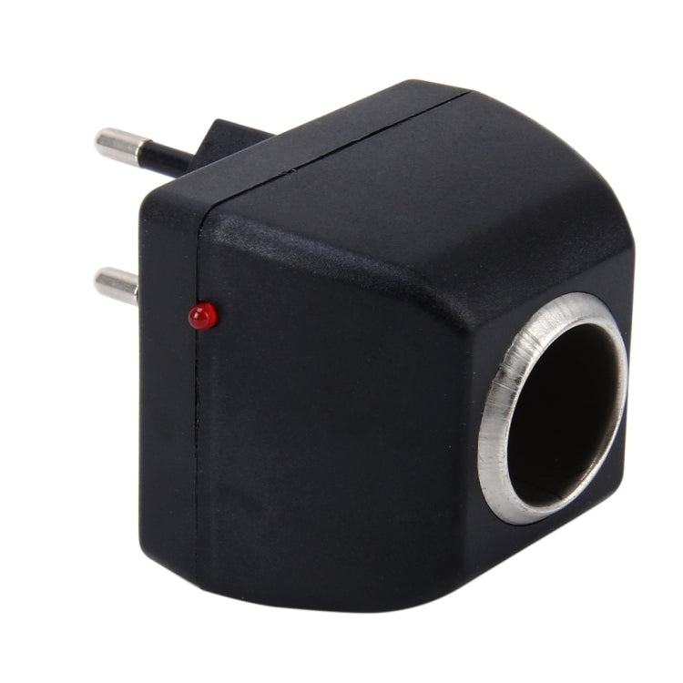 อินเวอร์เตอร์พาวเวอร์รถยนต์ 90-240V AC ถึง 12V DC พร้อมตัวแปลงอะแดปเตอร์ซ็อกเก็ตที่จุดบุหรี่ในรถยนต์ เอาต์พุตกำลังของเครื่องขยายเสียงรถยนต์: DC 12V 600mA (ปลั๊ก EU), 12V 600mA(EU Plug)