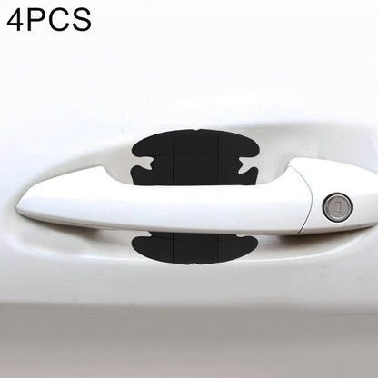 4 ชิ้นรถยนต์จัดแต่งทรงผมมือจับประตูรถยนต์สติกเกอร์ทนรอยขีดข่วน, Car Door Handle Sticker, 4 PCS