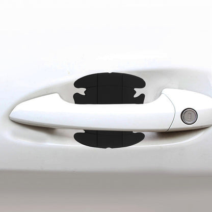 4 ชิ้นรถยนต์จัดแต่งทรงผมมือจับประตูรถยนต์สติกเกอร์ทนรอยขีดข่วน, Car Door Handle Sticker, 4 PCS