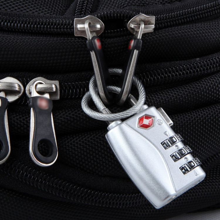 JASIT TSA719 สังกะสีอัลลอยด์ 3 หลักรหัสผ่าน TSA Lock กุญแจกระเป๋าเดินทาง