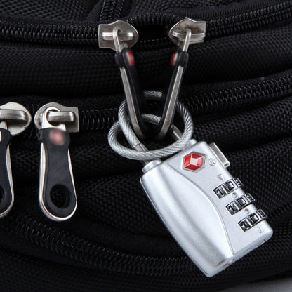 JASIT TSA719 สังกะสีอัลลอยด์ 3 หลักรหัสผ่าน TSA Lock กุญแจกระเป๋าเดินทาง