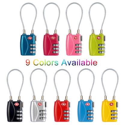 JASIT TSA719 สังกะสีอัลลอยด์ 3 หลักรหัสผ่าน TSA Lock กุญแจกระเป๋าเดินทาง