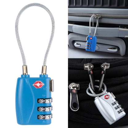 JASIT TSA719 สังกะสีอัลลอยด์ 3 หลักรหัสผ่าน TSA Lock กุญแจกระเป๋าเดินทาง