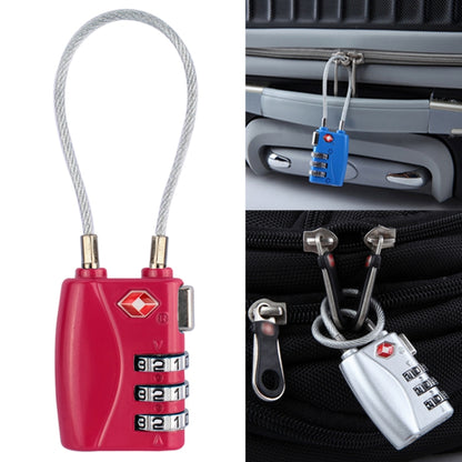 JASIT TSA719 สังกะสีอัลลอยด์ 3 หลักรหัสผ่าน TSA Lock กุญแจกระเป๋าเดินทาง