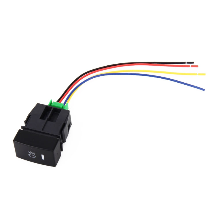 ไฟตัดหมอกรถยนต์ 5 พินสวิตช์ปุ่มเปิด-ปิดพร้อมสายเคเบิลสำหรับ Honda Fit, with Cable