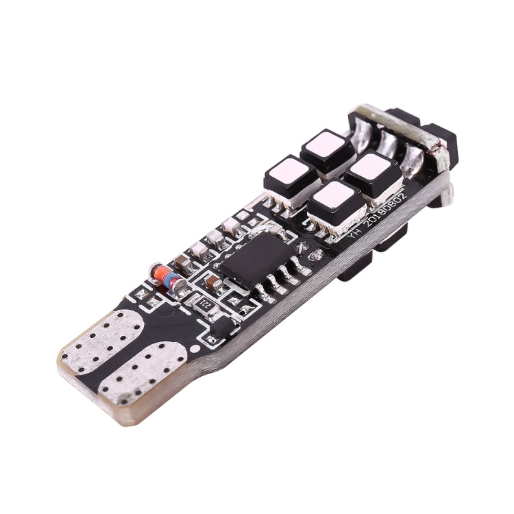 2 ชิ้น W5W 194 T10 หลายสี 10 SMD 3535 ไฟ LED รถกวาดล้างไฟเครื่องหมายพร้อมรีโมท DC 12V, 2 PCS SMD 3535