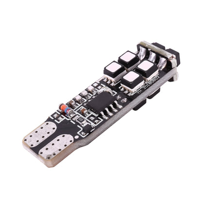 2 ชิ้น W5W 194 T10 หลายสี 10 SMD 3535 ไฟ LED รถกวาดล้างไฟเครื่องหมายพร้อมรีโมท DC 12V, 2 PCS SMD 3535