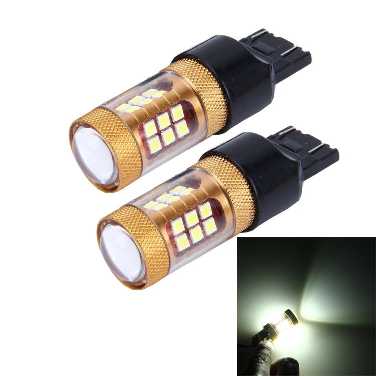 2 ชิ้น 7443 15 วัตต์ 1300LM 6500K 28 SMD-3030 LED รถ ไฟเบรกไฟเลี้ยว, DC 12V, 7443