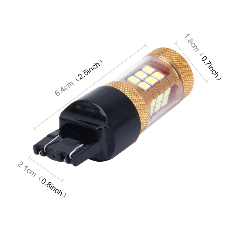 2 ชิ้น 7443 15 วัตต์ 1300LM 6500K 28 SMD-3030 LED รถ ไฟเบรกไฟเลี้ยว, DC 12V, 7443