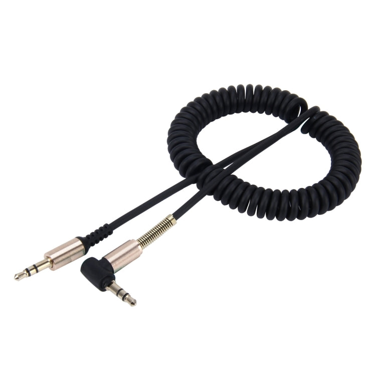 3.5 มม. ปลั๊ก 3 ขั้วชายกับชายเสียง AUX สายเคเบิลขดหดได้, ความยาว: 1.5 ม., Length: 1.5m(Black), Length: 1.5m (Red)