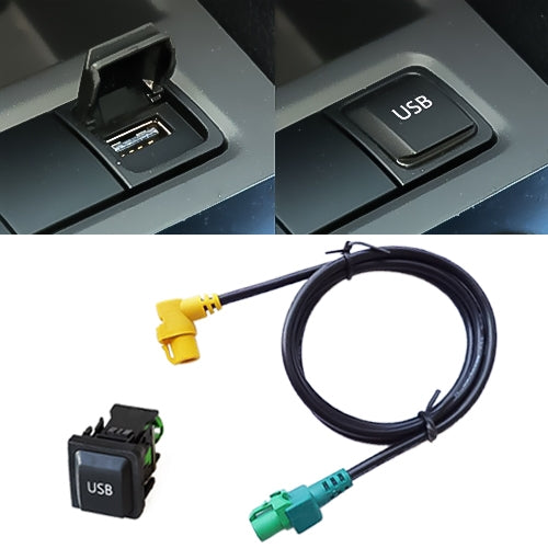 ระบบนำทางรถยนต์ RCD510 + 310 + ปลั๊กสวิตช์อะแดปเตอร์ USB + ความแข็งของสายไฟสำหรับโฟล์คสวาเก้นกอล์ฟ 6 / Scirocco / Sagitar / ใหม่ Bora NAV231/268MF, For Golf 6 / Scirocco
