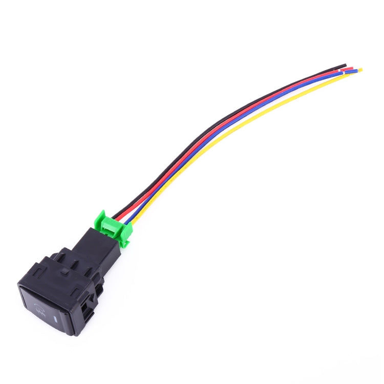 ไฟตัดหมอกรถยนต์ 5 พินสวิตช์ปุ่มเปิด-ปิดพร้อมสายเคเบิลสำหรับ Nissan Sylphy, With Cable