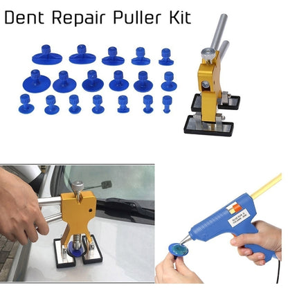 40 in 1 รถยนต์โลหะ PDR Dent Lifter-กาวดึง TAB Hail Removal Paintless ซ่อมชุดเครื่องมือพร้อมปืนกาว 20W,ปลั๊ก US หรือปลั๊ก EU, 40 in 1