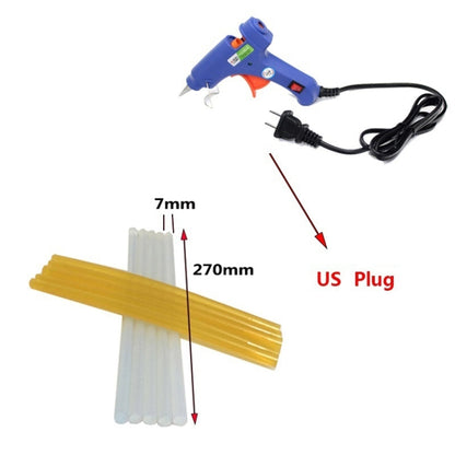 44 in 1 Auto Car Metal PDR Dent Lifter-กาวดึง Tab Hail Removal Paintless ซ่อมชุดเครื่องมือพร้อมปืนกาว 20W, ปลั๊ก US หรือปลั๊ก EU, 44 in 1