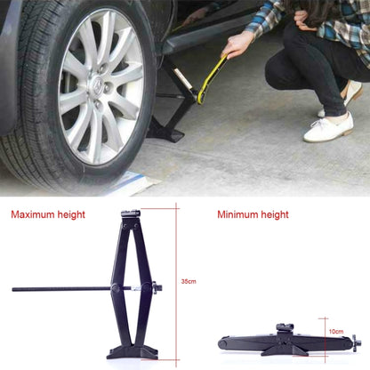 ตรง ST-103D Heavy Duty Stabilizer แจ็คกรรไกรพร้อม Handle Lift Levelers 2000 ปอนด์ (1 ตัน) ความจุแต่ละ - 10 ถึง 35 ซม., 1T Jack with Handle