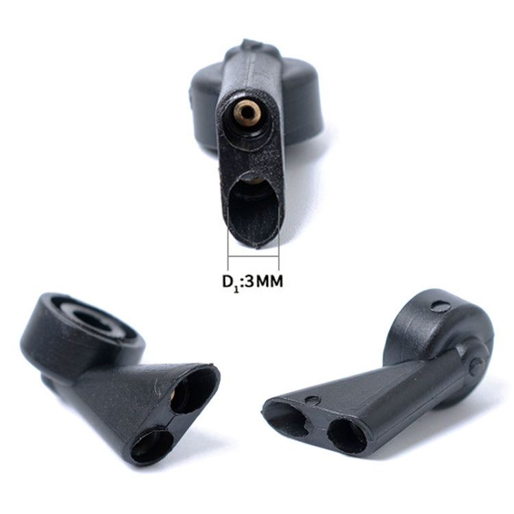 2 PCS เครื่องซักผ้ากระจกหน้ารถ Wiper Jet หัวฉีดน้ำ 8E9955985 สำหรับ 2004-2015 Audi A3 / A4 / A6 / Q7, For 2004-2015 Audi A3 / A4