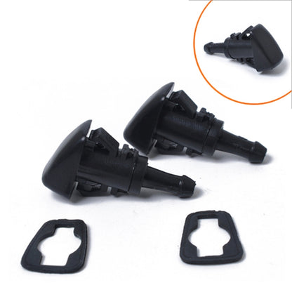 2 PCS เครื่องซักผ้ากระจกหน้ารถ Wiper Jet หัวฉีดน้ำ 5113049AA สำหรับ 2001-2013 Chrysler Jeep/dodge, For 2001-2013 Chrysler Jeep / dodge