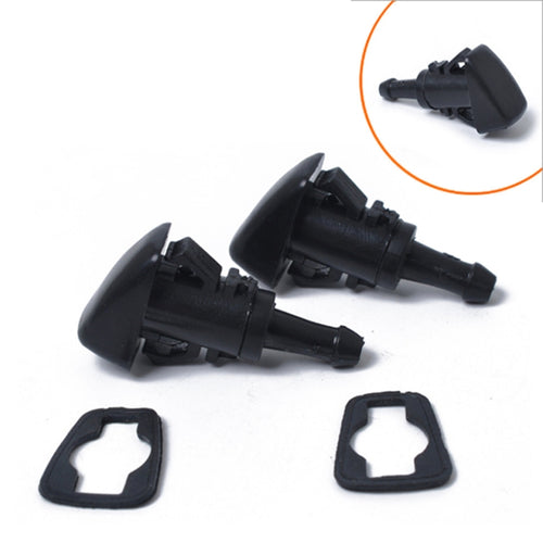 2 PCS เครื่องซักผ้ากระจกหน้ารถ Wiper Jet หัวฉีดน้ำ 5113049AA สำหรับ 2001-2013 Chrysler Jeep/dodge, For 2001-2013 Chrysler Jeep / dodge