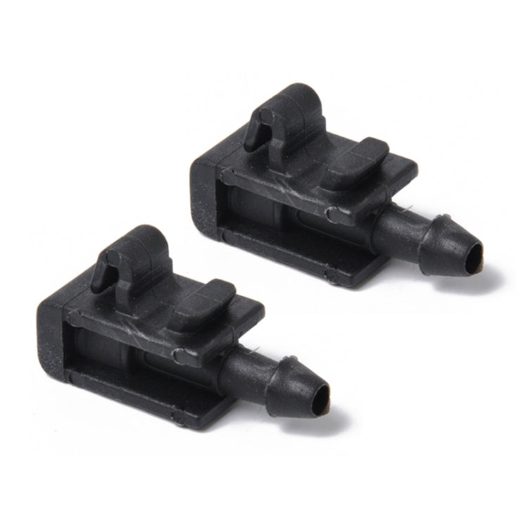 2 ชิ้นเครื่องซักผ้ากระจกหน้ารถ Wiper Jet น้ำสเปรย์หัวฉีดหัวเข็มขัด 8200082347 สำหรับ 2005-2007 Renault Megana 2, For 2005-2007 Renault Megana 2