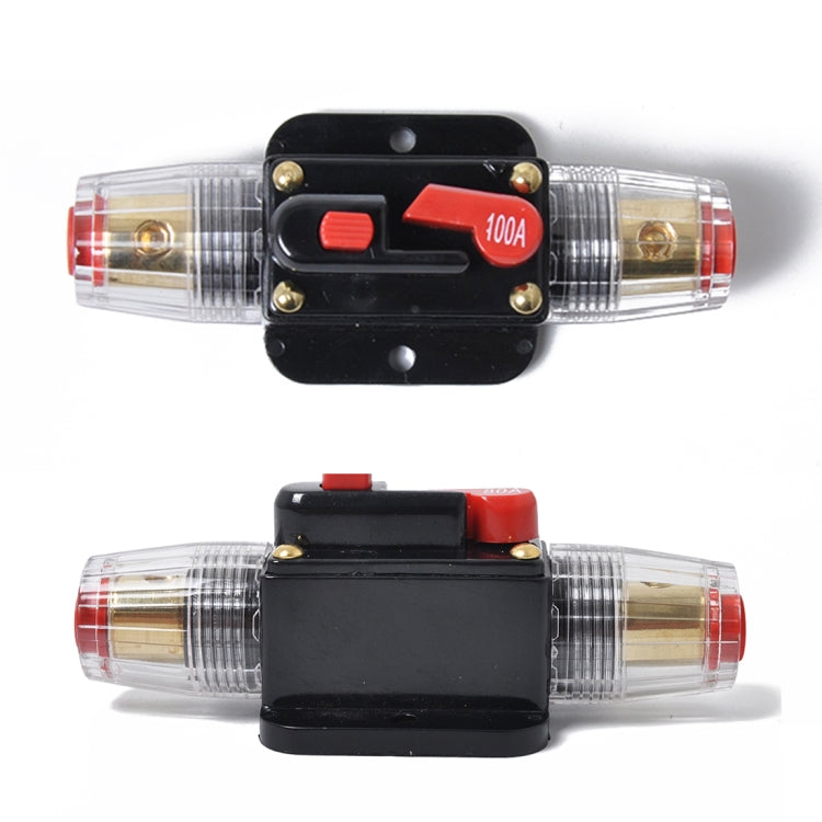 DC 12-24V รถ Circuit Breaker สเตอริโอผู้ถือฟิวส์ประกัน 100A ฟิวส์, 100A