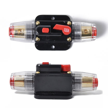 DC 12-24V รถ Circuit Breaker สเตอริโอผู้ถือฟิวส์ประกัน 100A ฟิวส์, 100A